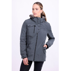 Parka veste Euro-Star Lajana Dark castor Bleu