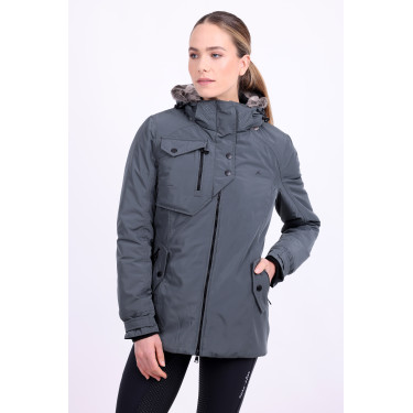Parka veste Euro-Star Lajana Dark castor Bleu