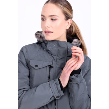 Parka veste Euro-Star Lajana Dark castor Bleu