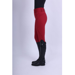 Legging d'équitation Easy Rider Don FullGrip Velours rouge Bordeaux Legging d'équitation Easy Rider Don FullGrip Velours rouge Bordeaux