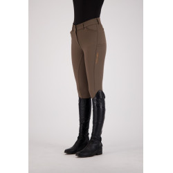 Pantalon d'équitation Euro-Star Arista Fashion dia. FullGrip Chocolate chip Marron Pantalon d'équitation Euro-Star Arista Fashion dia. FullGrip Chocolate chip Marron