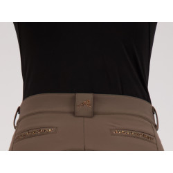 Pantalon d'équitation Euro-Star Arista Fashion dia. FullGrip Chocolate chip Marron Pantalon d'équitation Euro-Star Arista Fashion dia. FullGrip Chocolate chip Marron