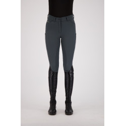Pantalon d'équitation Euro-Star Arista Fashion dia. FullGrip Dark castor Bleu