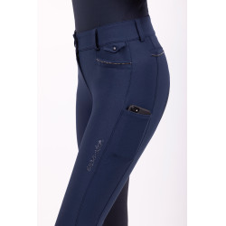 Pantalon d'équitation Euro-Star Arielle thermaline FullGrip Marine Bleu marine Pantalon d'équitation Euro-Star Arielle thermaline FullGrip Marine Bleu marine