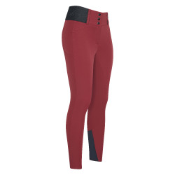 Legging d'équitation Euro-Star Athletic leanline FullGrip Pomegranate