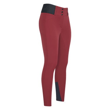 Legging d'équitation Euro-Star Athletic leanline FullGrip Pomegranate