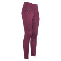 Legging d'équitation Easy Rider Dietse Winter FullGrip Kids Dark berry