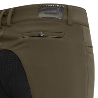 Pantalon d'équitation Euro-Star Arielle Snow FullGrip Olive Vert