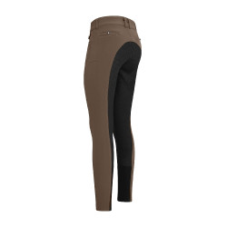 Pantalon d'équitation Euro-Star Arielle Snow FullGrip Chocolate chip Marron