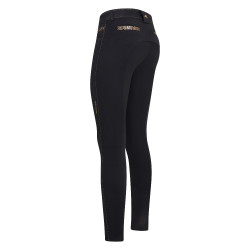 Pantalon d'équitation Euro-Star Arista Fashion FullGrip Noir / or