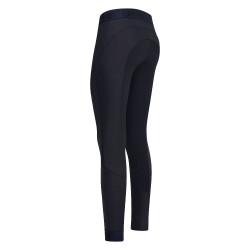 Legging d'équitation Euro-Star Athletic Fashion FullGrip Shiny navy Bleu