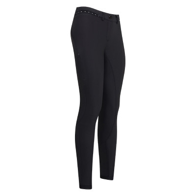 Pantalon d'équitation Euro-Star Equitation Queen FD FullG Shiny black