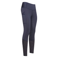 Legging d'équitation Euro-Star Breez Fashion FullGrip Bleu marine