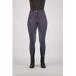 Pantalon d'équitation Euro-Star Slim Shape Fashion FullGrip Periscope Gris