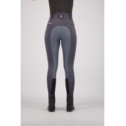 Pantalon d'équitation Euro-Star Slim Shape Fashion FullGrip Periscope Gris