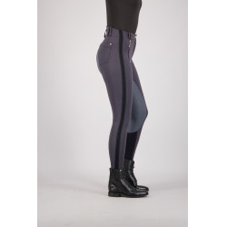 Pantalon d'équitation Euro-Star Slim Shape Fashion FullGrip Periscope Gris