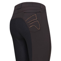 Pantalon d'équitation Euro-Star Indigo Diamond FullGrip Euro-Star sential Marron / or Pantalon d'équitation Euro-Star Indigo Diamond FullGrip Euro-Star sential Marron / or