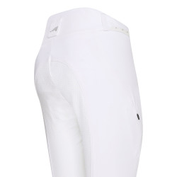 Pantalon d'équitation Euro-Star Equitation Queen Diamond FullGrip Blanc