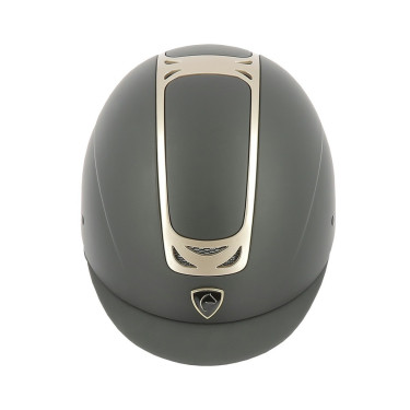 Casque Equithème Pepit Noir / or rose