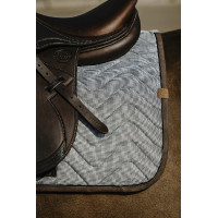 Tapis de selle Equithème Tweedytan Blanc Tapis de selle Equithème Tweedytan Blanc