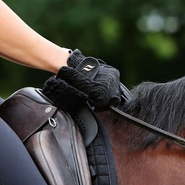 Gants d'équitation Back on Track® Noir Gants d'équitation Back on Track® Noir