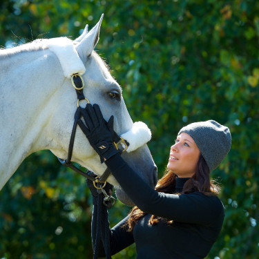 Gants d'équitation Back on Track® Noir Gants d'équitation Back on Track® Noir