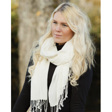 Écharpe Back On Track Ecru Beige