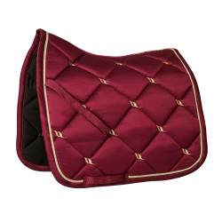 Tapis de Selle Dressage Night Collection Back On Track Rouge foncé Tapis de Selle Dressage Night Collection Back On Track Rouge foncé