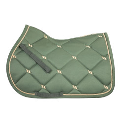 Tapis de Selle CSO Night Collection Back On Track Olive Vert Tapis de Selle CSO Night Collection Back On Track Olive Vert