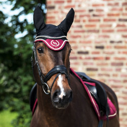 Bonnet cheval Night Collection Back On Track Rubis Rouge