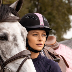 Casque EQ3 Lynx Back on Track Microfibre Pink sand Rose Casque EQ3 Lynx Back on Track Microfibre Pink sand Rose