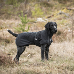 Manteau chien polyvalent Bark Back on Track Noir