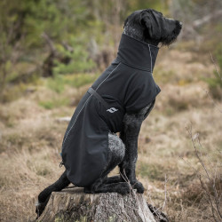 Manteau chien polyvalent Bark Back on Track Noir
