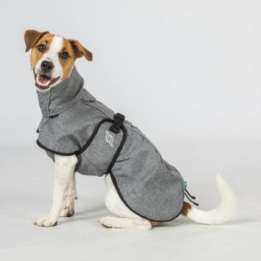 Manteau chien polyvalent Bark Back on Track Gris