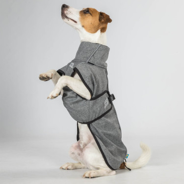 Manteau chien polyvalent Bark Back on Track Gris