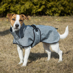 Manteau chien polyvalent Bark Back on Track Gris
