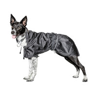 Manteau imperméable pour chien Back on Track Noir Manteau imperméable pour chien Back on Track Noir