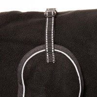 Manteau polaire suprême pour chien Back on Track Noir Manteau polaire suprême pour chien Back on Track Noir