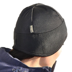 Sous casque Back on Track en maille Noir Sous casque Back on Track en maille Noir