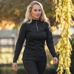 Sweat manches longues Leia Back on Track P4G Noir