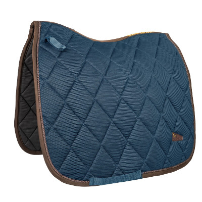 Tapis De Selle Airflow 3D Mesh Dressage Back on Track Bleu