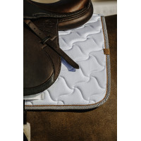 Tapis de selle Equithème Tweedy Blanc Tapis de selle Equithème Tweedy Blanc