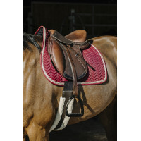 Tapis de selle Equithème Softy Bordeaux