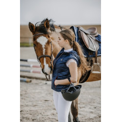 Doudoune sans manches Equithème Lea Bleu marine