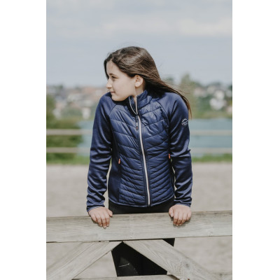 Veste hybride Equithème Olivia enfant Bleu marine