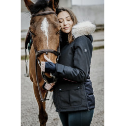 Parka Equithème Paola Noir Parka Equithème Paola Noir