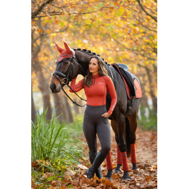 Bandes de polo LeMieux Luxury Sienna Rouge
