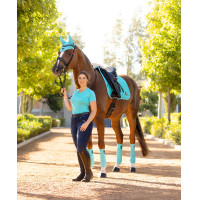 Tapis LeMieux Loire Classic Dressage Square Azure Bleu