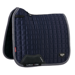 Tapis LeMieux Loire Classic Dressage Square Marine twilight Bleu Tapis LeMieux Loire Classic Dressage Square Marine twilight Bleu