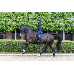 Tapis LeMieux Loire Classic Dressage Square Marine twilight Bleu